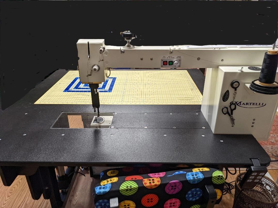 For Sale Martelli Bella Sedere Sit Down Longarm Machine Ohio